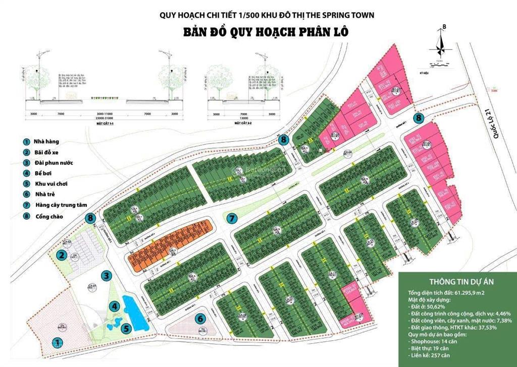 Bán biệt thự tại kđt the spring town, 22 triệu / m2, 84 m2, q.lương sơn, hòa bình giá ưu đãi