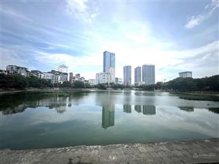 Bán nhà phân lô phạm huy thông dt 90m2 mặt tiền 6m, ngõ 2 ô tô tránh đỗ, cách hồ 30m