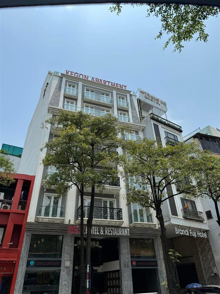 Bán nhà toà khách sạn 8 tầng lô góc 2 mặt tiền phố đào tấn dt 195m2 mặt tiền hơn 12m