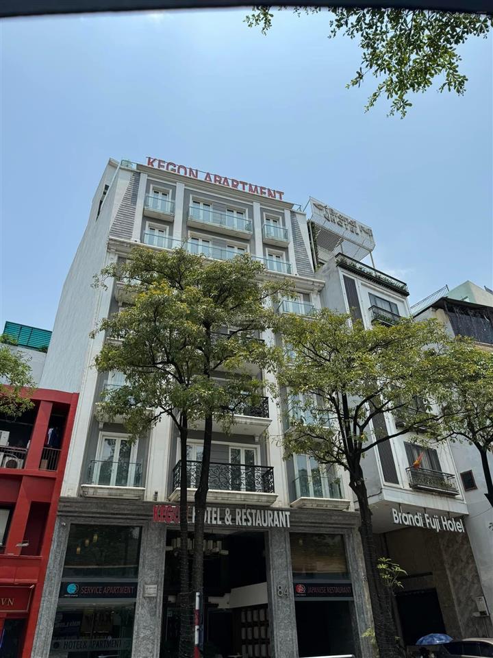 Bán nhà toà khách sạn 8 tầng lô góc 2 mặt tiền phố đào tấn dt 195m2 mặt tiền hơn 12m