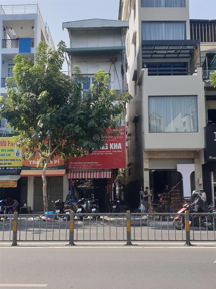 1 căn nhà mặt tiền lý thái tổ ngay bv nhi đồng dt 4 x 20m kc 4 lầu nhà đẹp