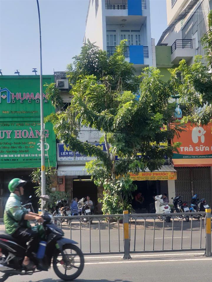 1 căn nhà mặt tiền lý thái tổ ngay bv nhi đồng dt 4 x 20m kc 4 lầu nhà đẹp