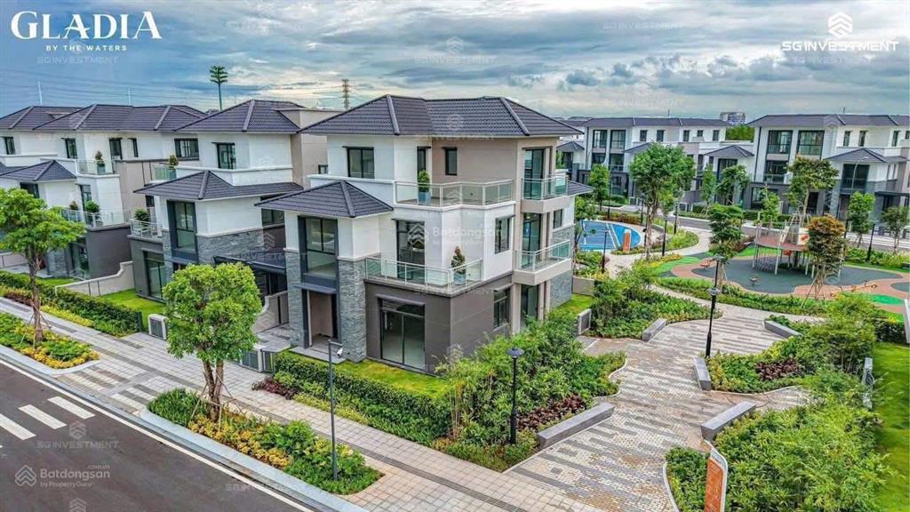 Cập nhật bảng hàng nhà phố, biệt thự gladia by the waters từ keppel land  khang điền, quận 2