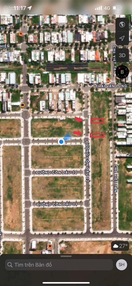 Bán đất nền cồn dầu 22  hoà xuân  giá dưới 6 tỷ  hàng hiếm