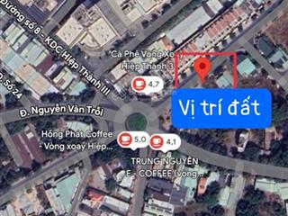 Bán lô đất mt hoàng hoa thám  kdc phúc đạt, vòng xoay hiệp thành 3 kinh doanh lớn nhất khu