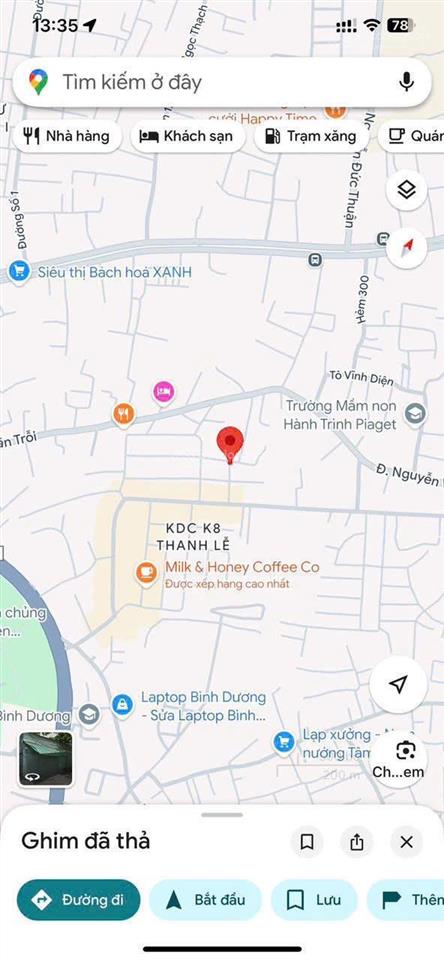 Bán lô đất góc 2 mặt tiền hiệp thành kdc k8, thủ dầu một bình dương giá chỉ 3 tỷ 5/105m2 nay hcm