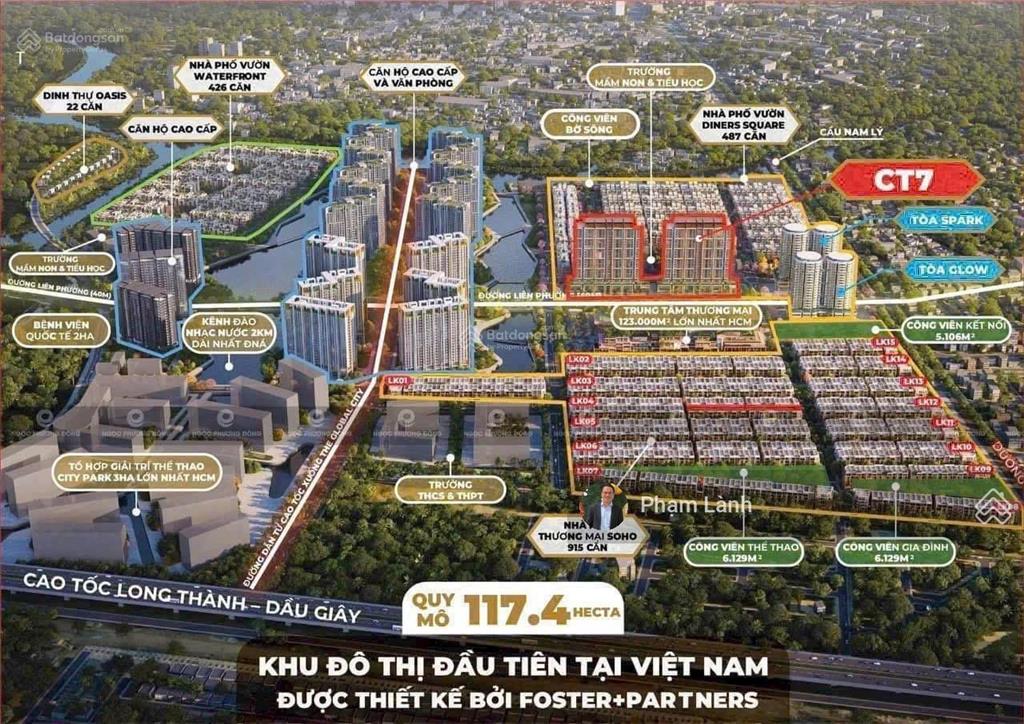 Siêu phẩm nhà phố soho "tâm điểm" sinh lời tại the global city  giá chỉ 34 tỷ