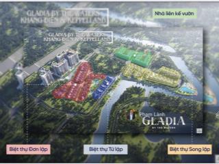 Bảng giá 11/2025 nhà phố và biệt thự vườn compound ven sông gladia khang điền mới nhất. ưu đãi 12%