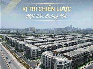 Bán cặp shophouse 10x19m 1 trệt 4 lầu đường chính 20m, diện tích sàn 700m2 giá chỉ 86 tỷ