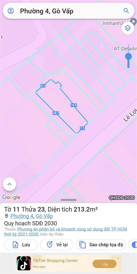 Bán nhà mặt tiền lê lợi, p4, gò vấp