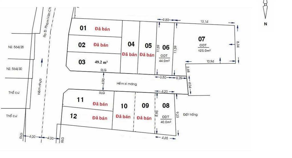 Đất tại phạm văn chiêu, gò vấp, 4,45 tỷ, 40m2
