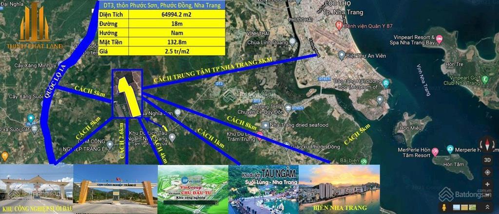 Gia đình kẹt tiền cuối năm cần bán nhanh 64994.2m2 đất nền liền kề khu công nghiệp giá 2.5tr/m2