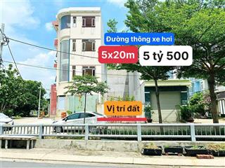 Đất (5x20m) mặt đường lớn ngay trục tx25 đang thi công