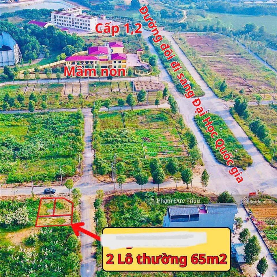 Chính chủ bán 75m2 khu tđc đhqg sát đường đôi, trường mầm non