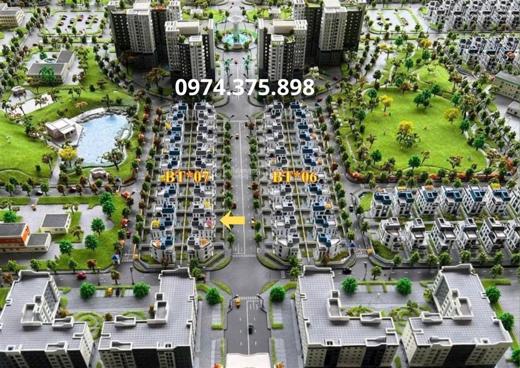 Chính chủ bán bt đơn lập bt*0720 hud mê linh trục chính 24m vip nhất dự án,đối diện sungroup