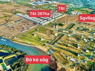Bán gấp lô đất nền giá rẻ kdc sài gòn village xã long hậu, cần giuộc gần nhà bè chỉ 1.95 tỷ