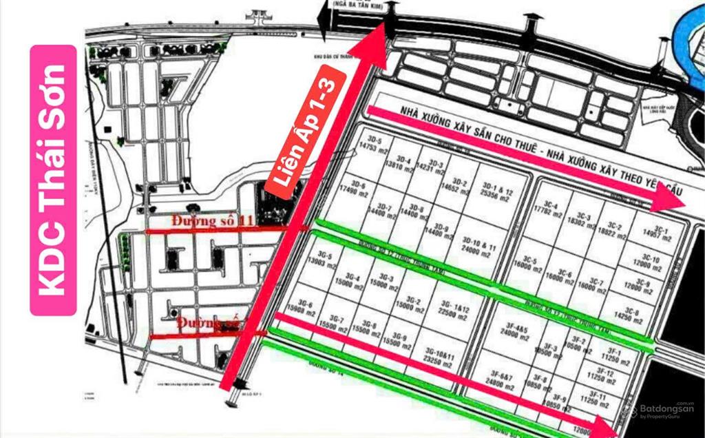Cần bán nền đất 100m2 đường nhựa 12m kdc thái sơn, đã có sổ. hướng nam, giá 2tỷ130