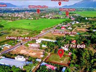 Bán đất có thổ cư, 2 mặt đường diên lạc (mới), khánh hòa