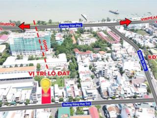 Đất đẹp 2 mặt tiền phù hợp xây căn hộ, khách sạn gần biển nha trang