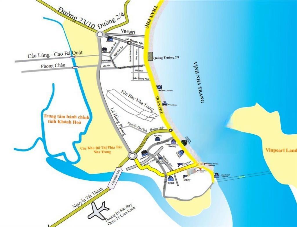 Bán đất mặt tiền, mặt đường trần phú, nha trang, khánh hòa.