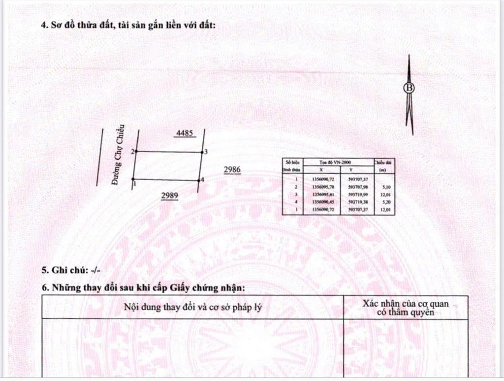 Bán đất mặt đường chợ chiều, phú ân nam 2, diên khánh, khánh hòa