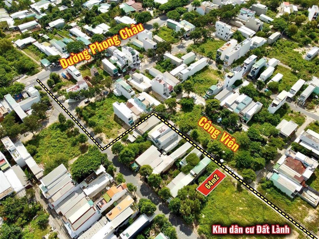 Bán đất đối diện công viên tái định cư đất lành, vĩnh thái, nha trang, khánh hòa