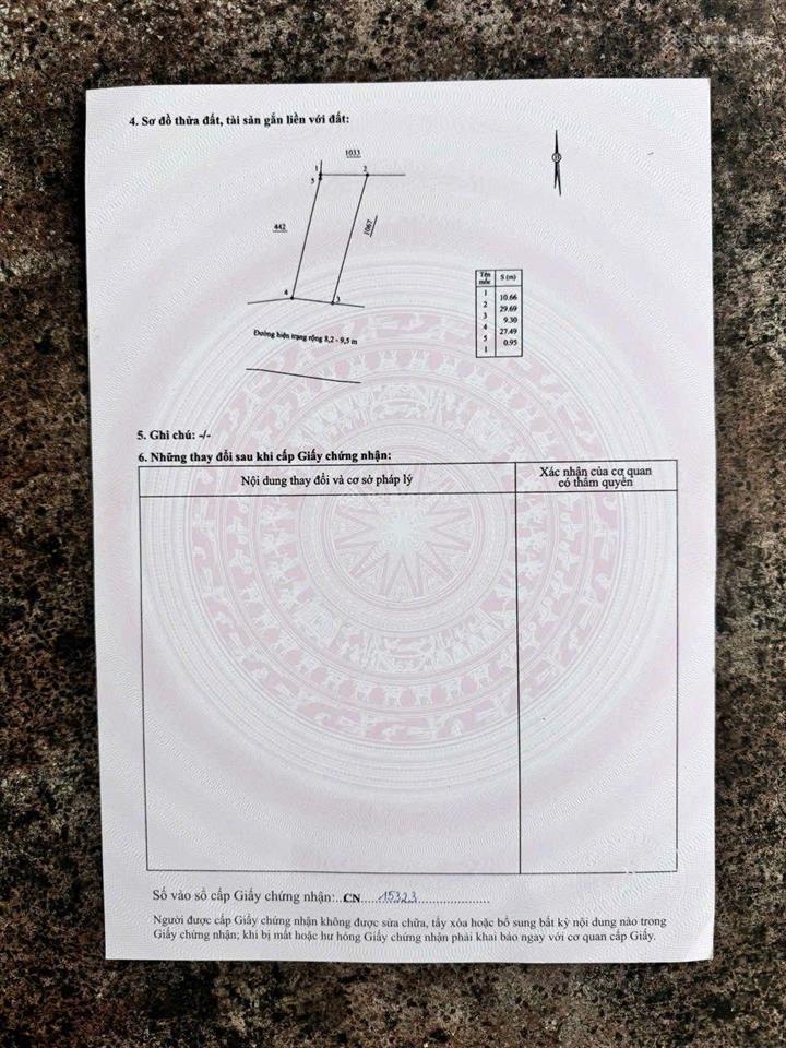 Bán đất mặt đường 9m, trung tâm suối tiên (cũ), diên khánh, khánh hòa
