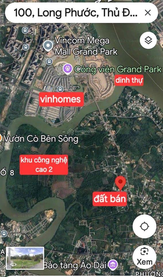 Cơ hội đầu tư đất nền vip tại long phước tp. thủ đức 1000m2 ngang 22,8m ngay vinhomes grand park