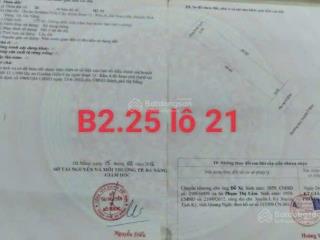 Bán lô b2.25 lô 2x khu a golden hills đà nẵng. dt 125m2. giá cc 3.3 tỷ. đất đẹp ko cống trụ