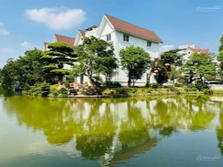 Bán bt đơn lập, lô góc vinhomes riverside long biên  320m2 2 căn thông  full nội thất, giá 101 tỷ