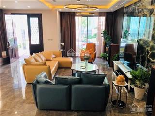 Bán gấp bt song lập nguyệt quế 168m2, hoàn thiện, hướng đông nam, trung tâm hồ harmony. giá 55 tỷ