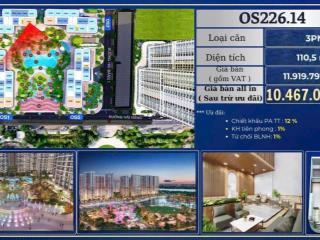 Siêu phẩm 3pn opus one 110m, hàng hiếm siêu đẹp