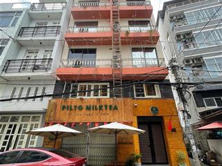 Bán tòa nhà căn hộ dịch vụ mặt tiền hẻm lớn cách mạng tháng 8, q. 10 hẻm vip ngang 9m