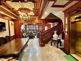 Bán biệt thự nguyễn chí thanh quận 5 dt 8x20 4 tầng thang máy.