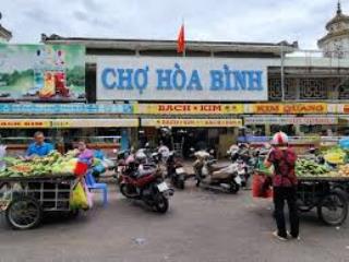 Mặt tiền bạch vân ngay khu đá quý chợ hòa bình quận 5. dtcn 80m2. giá 25 tỷ