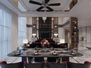 Bán căn penthouse 5* rộng 415m2 + 70m2 sân vườn, duy nhất toà mulberry lane mỗ lao 0981 586 ***