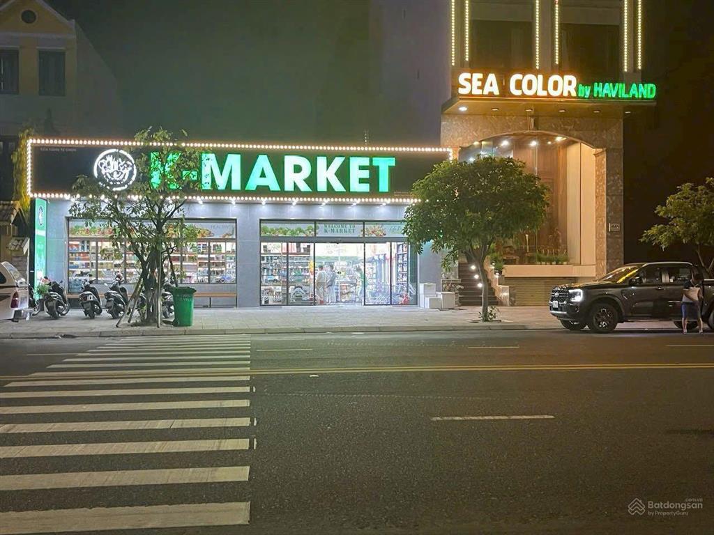 Cần tiền cho con đi du học, bán gấp, rẻ cặp đất góc nguyễn văn thoại, đi bộ ra biển 2 phút