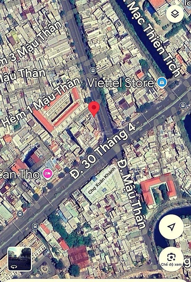 Bán nhà 1 trệt 2 lầu đường mậu thân p. xuân khánh, q. ninh kiều, tp cần thơ  giá 36 tỷ