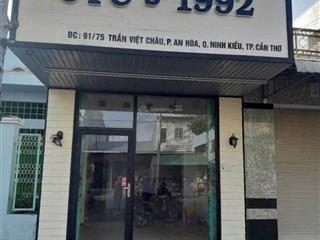 Bán nhà mặt tiền 8,2 tỷ hẻm 42 đường trần việt châu, tp cần thơ
