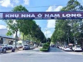 Nền biệt thự 8 tỷ (12.5x16) kế hồ cảnh quan kdc nam long 1 (8c) tp cần thơ