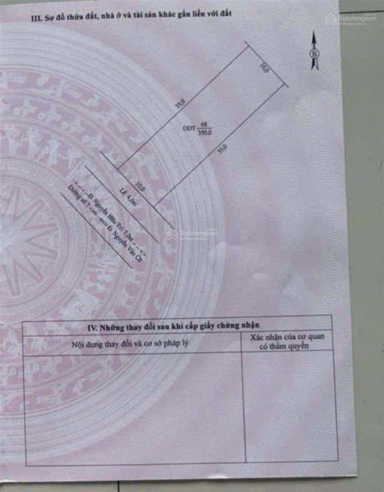 Bán nền biệt thự mặt tiền nguyễn hữu trí  cồn khương 11 tỷ
