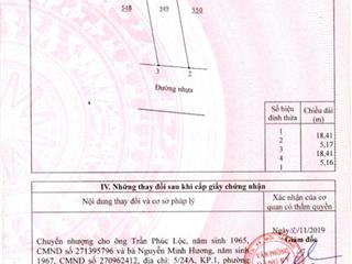 Bán đất góc 2 mặt tiền đường lớn ngay chợ tân hiệp, vòng xoay đồng khởi và phan trung