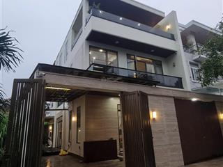 Biệt thự hồ bơi vô cực kđt an phú an khánh, 10,5 x 20m, 230m2 nở hậu, 3 tầng + tm, hđt 90tr, 54 tỷ
