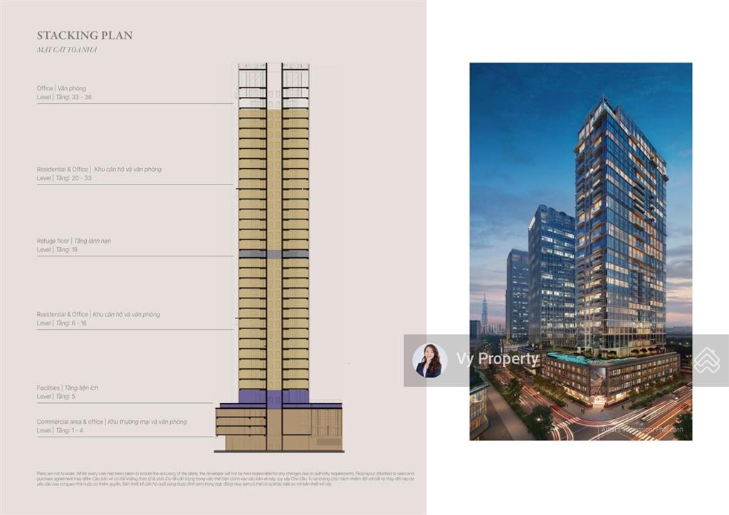 Bán 4 phòng ngủ opusk residence tầng trên 20