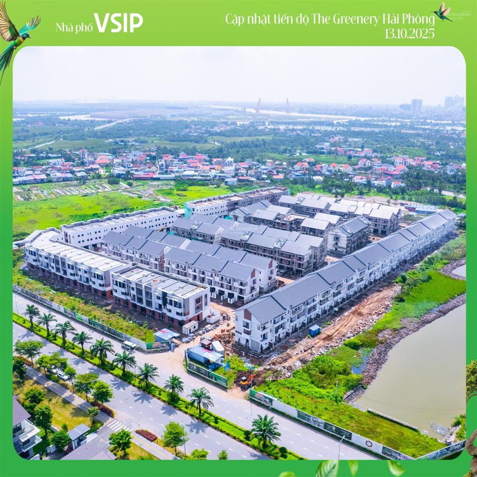 Bán bt liền kề the greenery hải phòng, 4,8 tỷ, 75m2. pháp lý sổ đỏ. bao thuế phí sang tên.