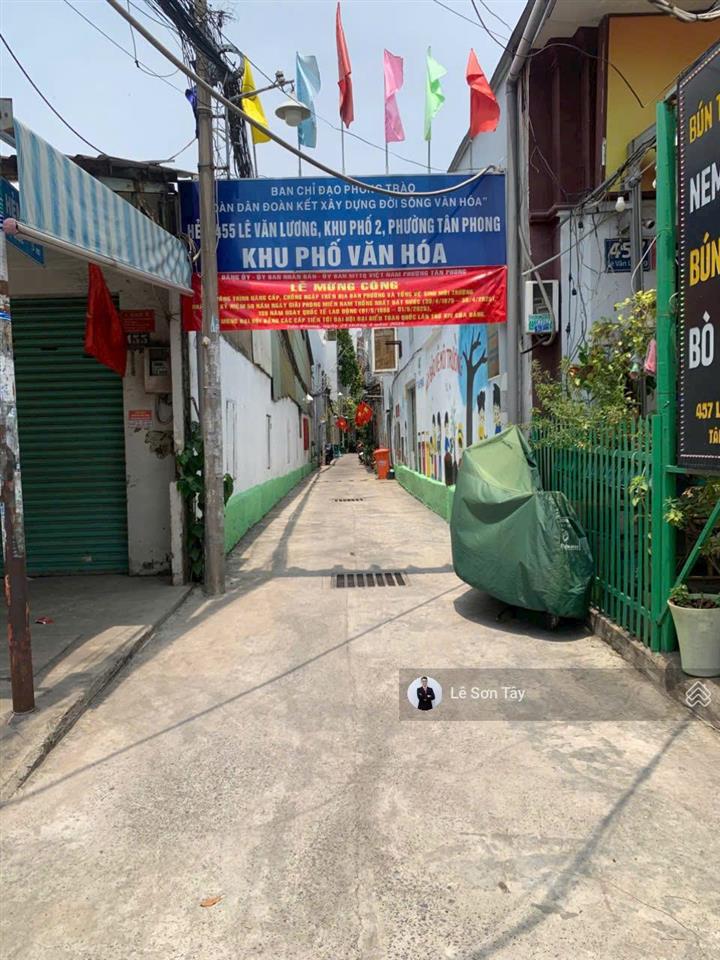 Chính chủ bán lô đất 455/16 lê văn lương, p.tân phong, quận 7. giá 4,39 tỷ tl nhẹ