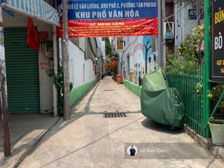 Chính chủ bán lô đất 455/16 lê văn lương, p. tân phong, quận 7. giá 4,39 tỷ tl nhẹ