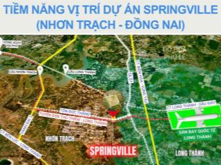Bán nhà phố thương mại dự án spring ville chủ đầu tư gamuda land đón đầu hạ tầng sân bay long thành