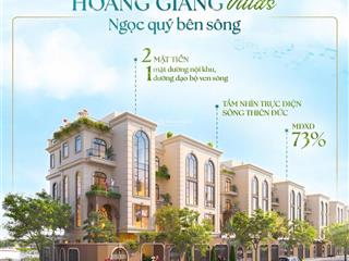 Chính chủ cần bán căn biệt thự góc view sông view công viên phú thị riverside vượng phong thủy