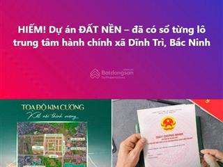 Bán lô đất mặt đường ql31  đối diện cao đẳng việt hàn  sổ đỏ chính chủ  hỗ trợ ls 0%